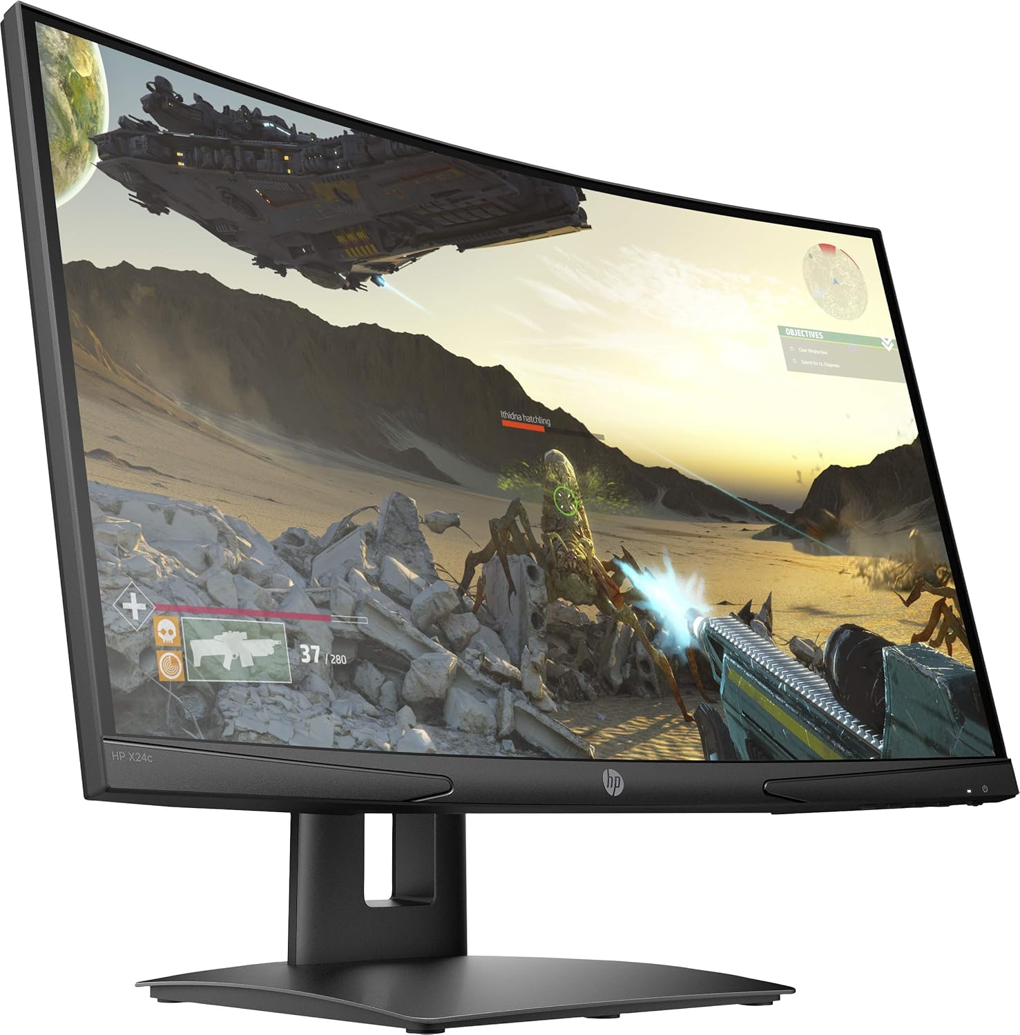 ECRAN HP 24" INCURVE , GAMING et DISPLAY X24C